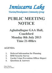 Inniscarra Lake Public meeting
