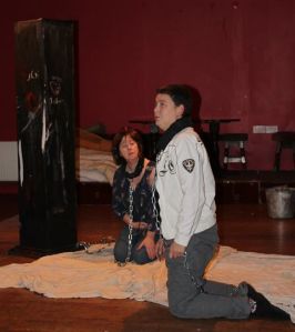 Maura Lucey and Diane Searls in the Coachford Players production of 'NINE'