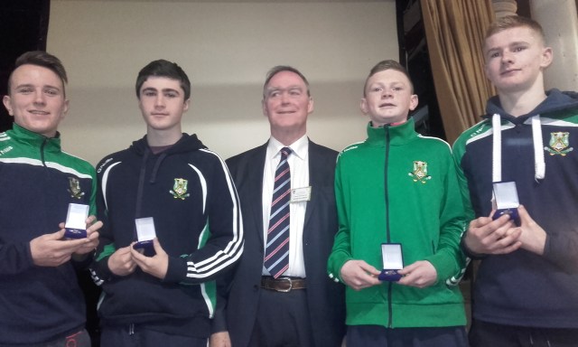 Aghabullogue GAA Quiz Team who represented Cork in the All Ireland Scor Quiz