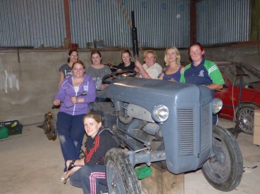 Broomhill Ladies Tractor Building team - Copy